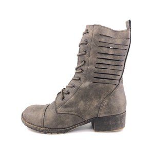 Madden Girl Morrison Combat Moto Boots 8.5M